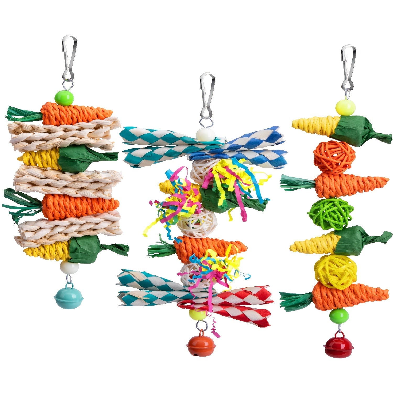 Durable Pet Chew Toys for Birds and Small Animals - Safe Bird Accessories