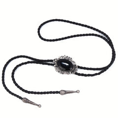 Men's Gemstone Tie Western Cowboy Shirt Accessory