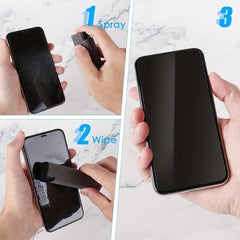 2in1 Microfiber Screen Cleaner Spray & Cloth Set for Phone Tablet Computer