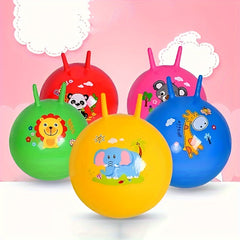 Bouncing Ball With Handle Kids Big Bouncy Jumping Balls
