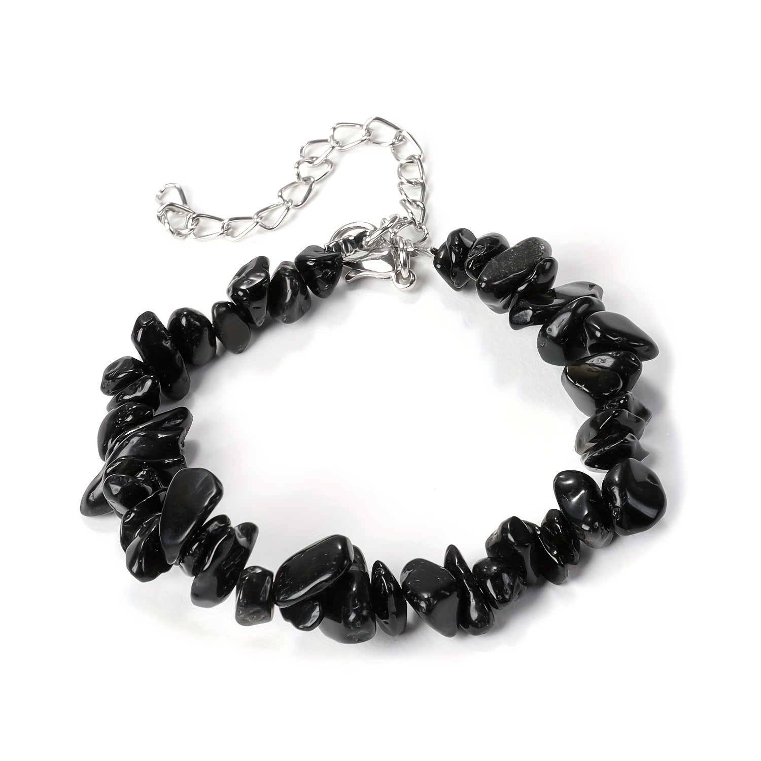 Natural Crystal Stone Irregular Bohemian Style Bracelet