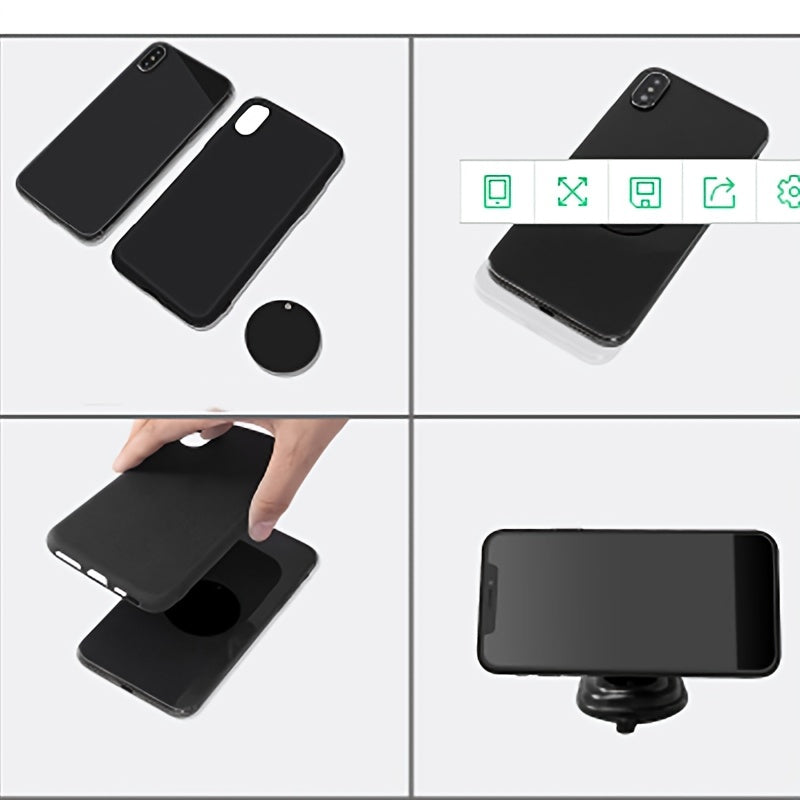 Magnetic Car Phone Holder Telescopic Dashboard & Windshield Bracket