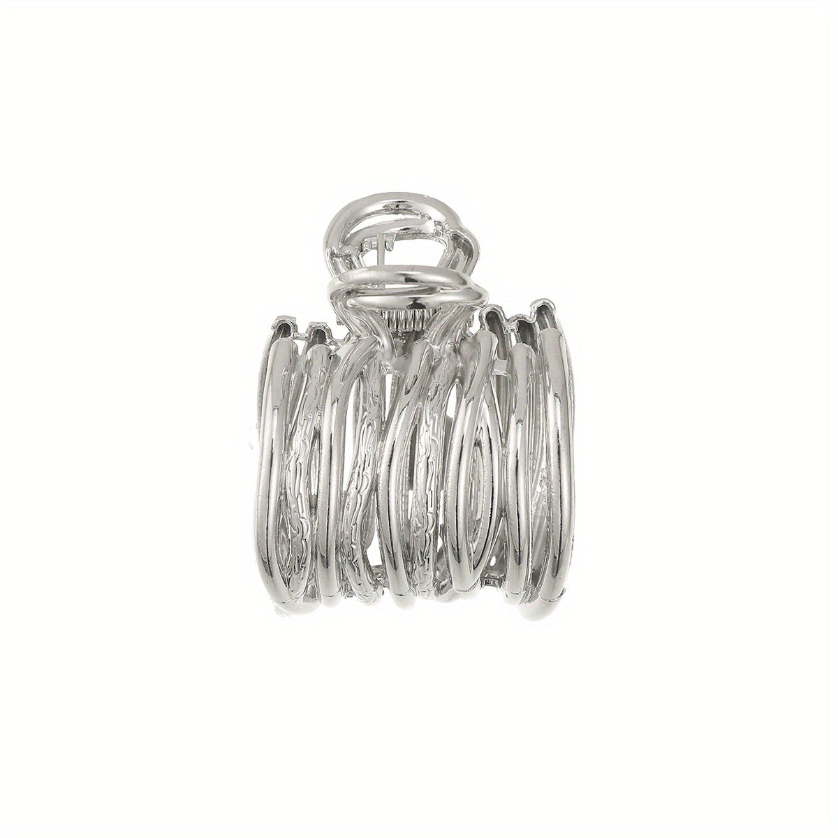 Irregular Wire Wrap Hair Claw Clip Metal Hair Claw High Ponytail Holder