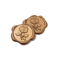 10pcs Fire Paint Wax Seal Stickers Envelope Seal Self