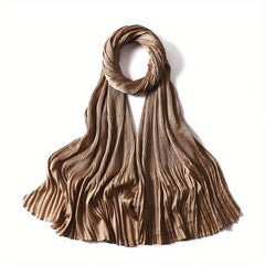 Muslim Headband Solid Elasticity Scarf Windproof Sunproof Shawl