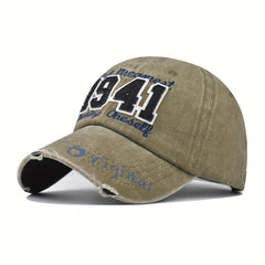 Embroidered Washed Baseball Cap Vintage Skateboard Cap Sun Hat