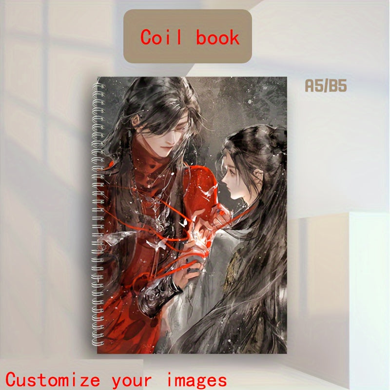 Customizable Spiral Notebook Soft Cover A5 B5 Size