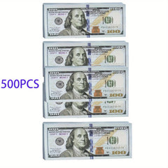 100 300 500 700pcs Movie Props Money Realistic 100 Dollar Bill Bill Props