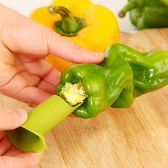 1pc Green Pepper Tomato Fruit Vegetable Corer