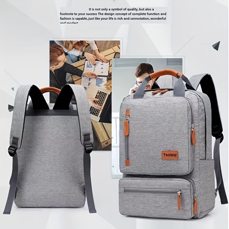 Vintage Business Laptop Backpack for Men & Women