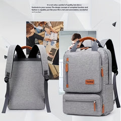 Vintage Business Laptop Backpack for Men & Women