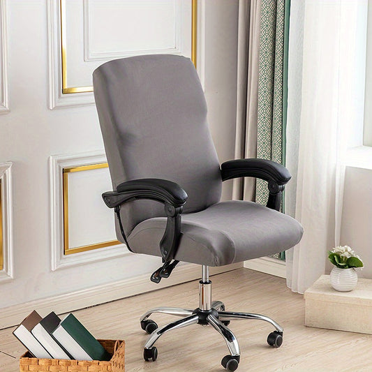 Stretchable Office Chair Slipcover Jacquard Computer Chair Cover Armchair