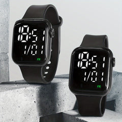 2pcs Sports LED Rolling Watches Non Waterproof