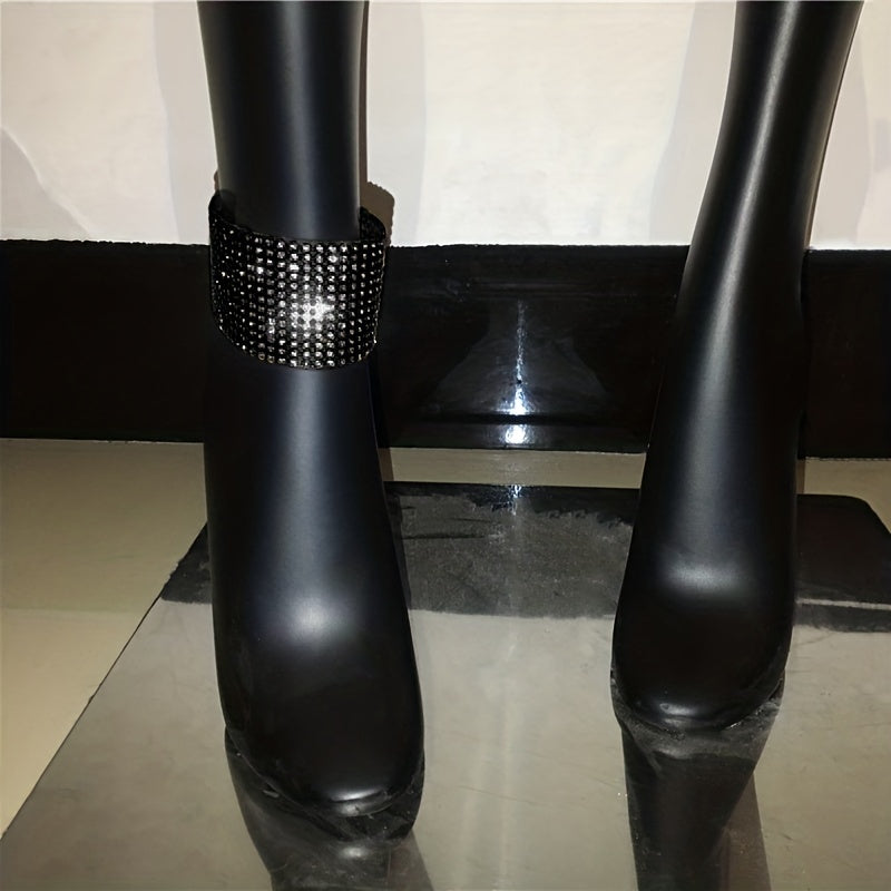 Rhinestone Anklet High Heel Ankle Bracelet Nightclub Jewelry