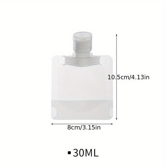 Travel Plastic Refillable Pouches Portable Empty Squeeze Bag