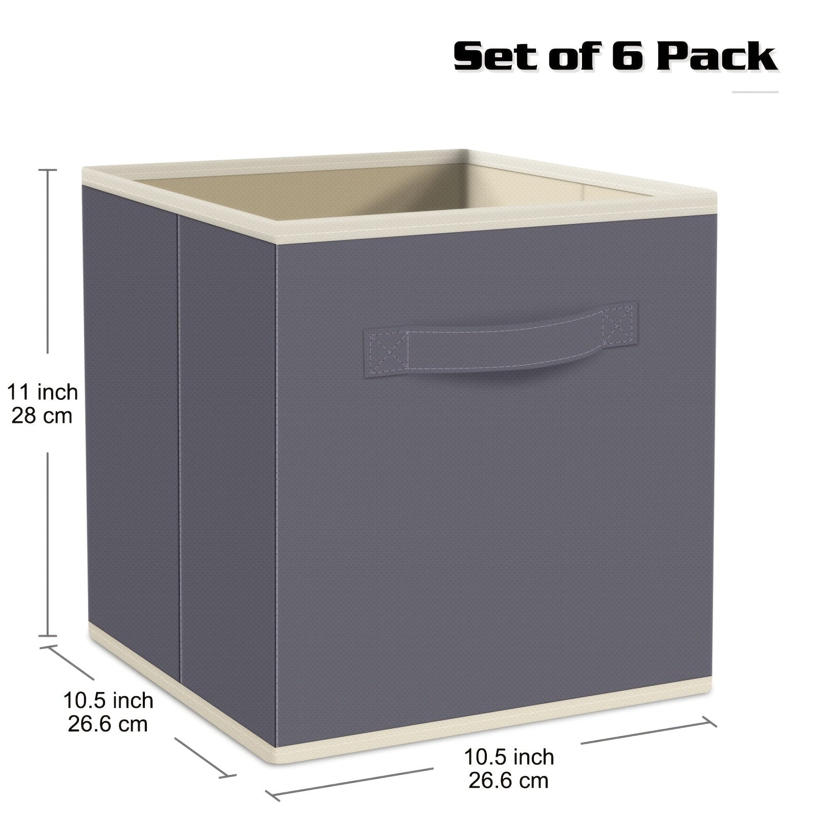 Storage Box for Clothes, Pants, Shoes, Toy, Documents, and Household Supplies