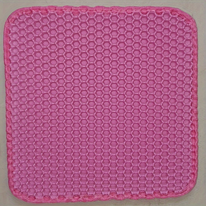 Double Layer Cat Litter Mat Traps Litter Protects Floors Non Slip