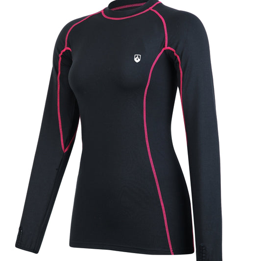 Women's Crew Neck Thermal Underwear Top