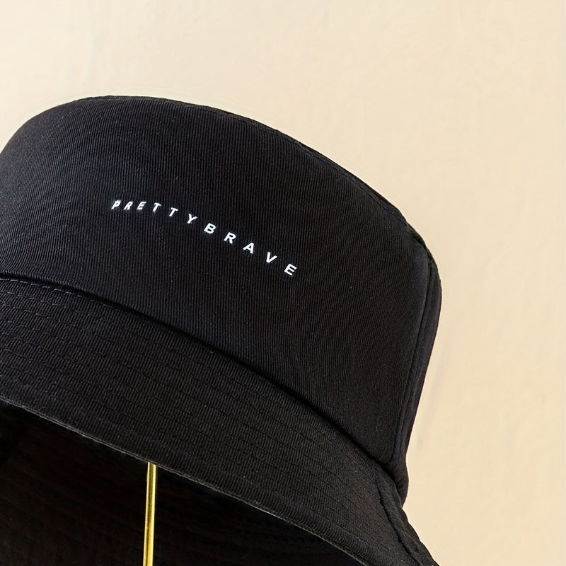 Men's Pretty Brave Print Bucket Hat Sunshade
