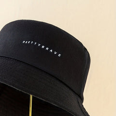 Men's Pretty Brave Print Bucket Hat Sunshade