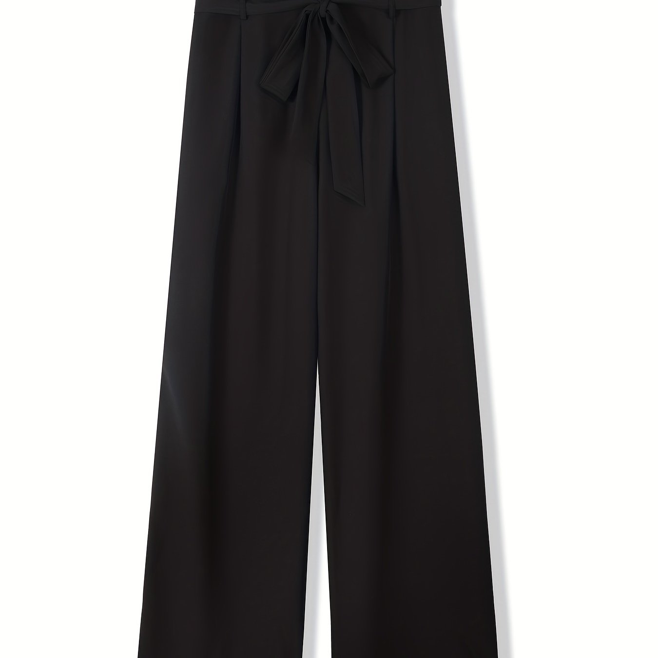  Women's Wide Leg Trousers With Belt