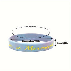 2pcs Sports Bracelet Gift For Women Elastic Ocean World Luminous