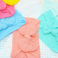 8pcs Baby Soft Bow Headband for Holiday Party Gift