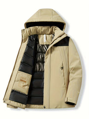 Women's Windproof Hooded Jacket for Fall & Winter