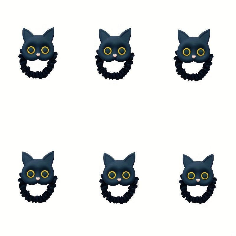 Cartoon Cat Hair Tie Sweet Animal Hair Rope Ponytail Holder