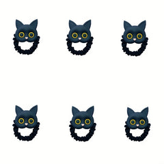 Cartoon Cat Hair Tie Sweet Animal Hair Rope Ponytail Holder