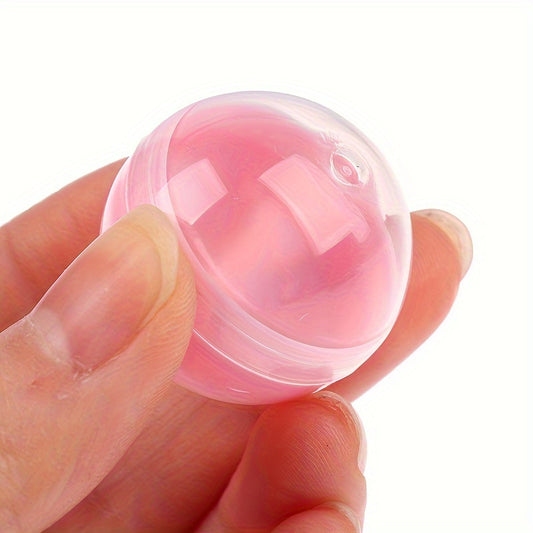 100Pcs Plastic Toy Vending Capsules Clear Round Ball