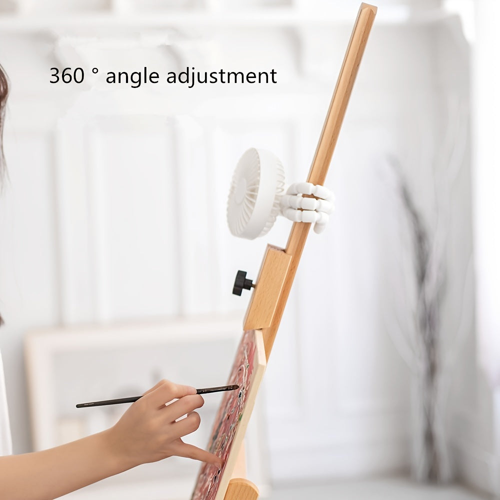 Stroller Fans Clip on Fans Rechargeable Handheld Personal Portable Fans