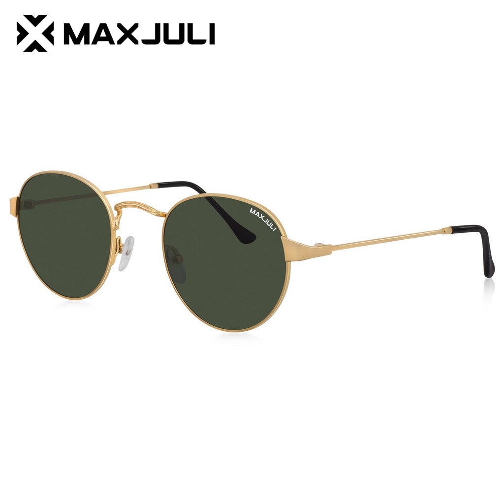 MAXJULI Retro Round Sunglasses UV Protection Glasses Non Slip Handle