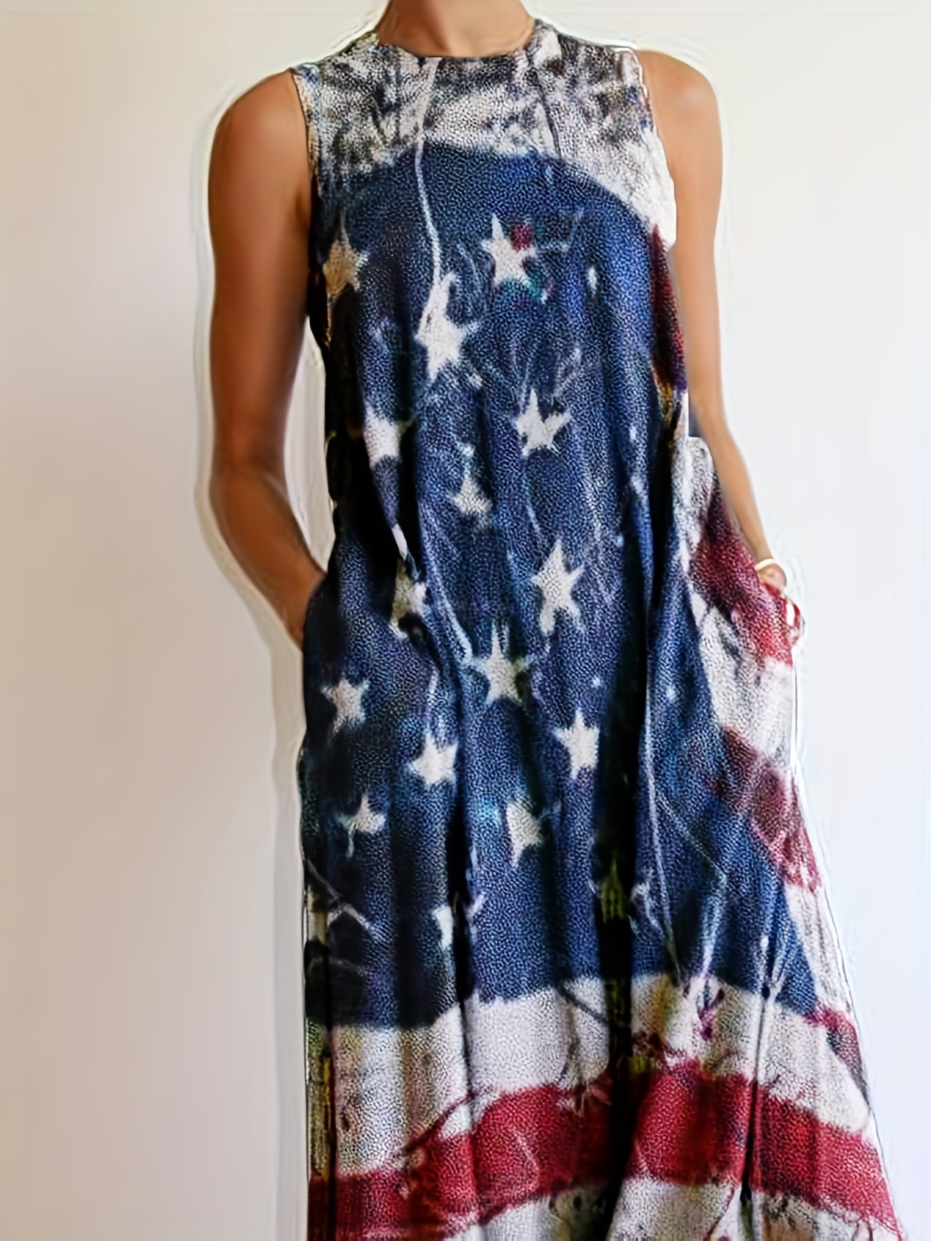  Independence Casual Dress Women's Plus