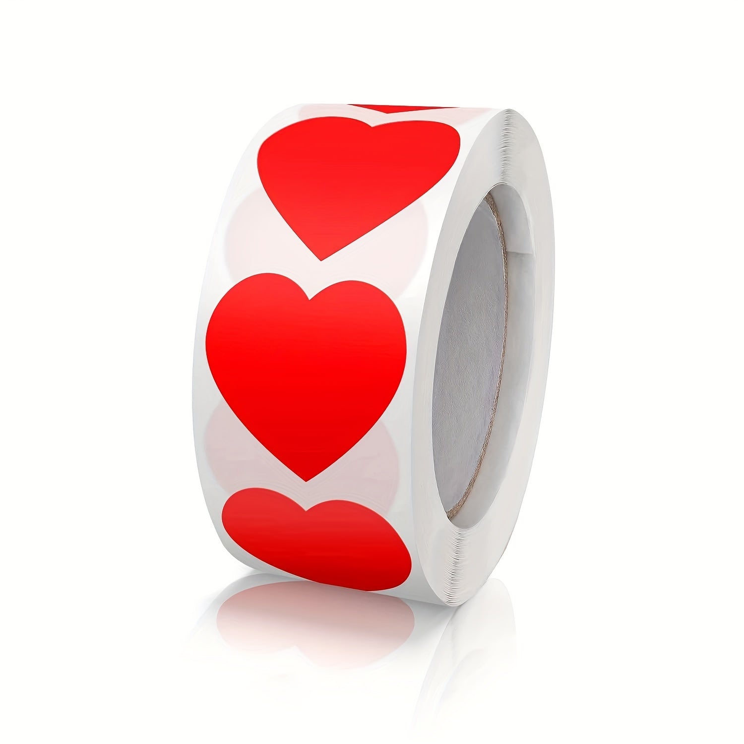 500pcs 2.1inch Red Love Heart Stickers Self Adhesive Wedding Gift Seal Label
