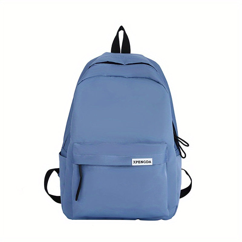 Men's Casual Solid Backpack Travel School Bag