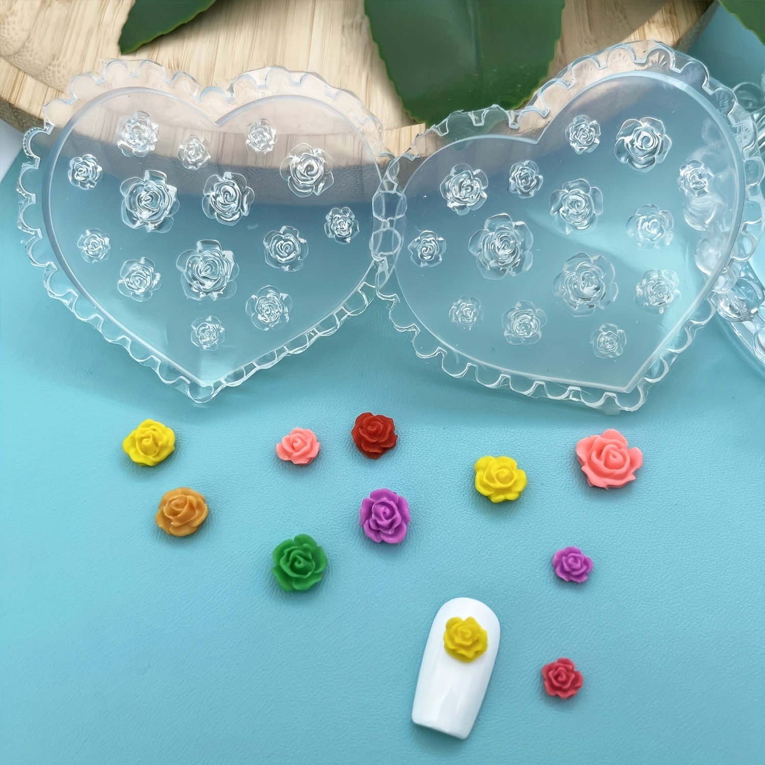 Camellia Flower Silicone Mold for Nail Earring Jewelry