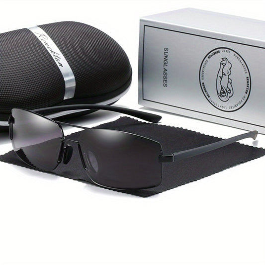 RENEKTON Men's Stainless Steel Sunglasses Frameless Series 128