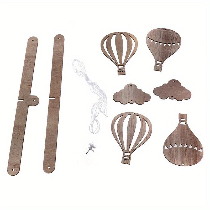 Colorful Hot Air Balloon Wind Chimes for Kids' Rooms