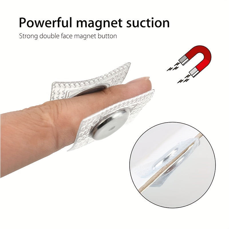 2 Pairs Magnetic Snap Buttons Sewing Accessories For Clothes And Bags