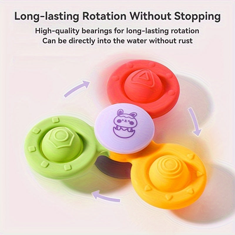 Cartoon Animal Silicone Spinner Toy - Educational Learning Tool
