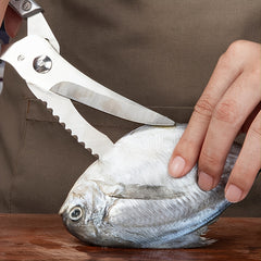 Kitchen Poultry Shears Stainless Steel Scissors Meat/Vegetable Grill Chef Cookin