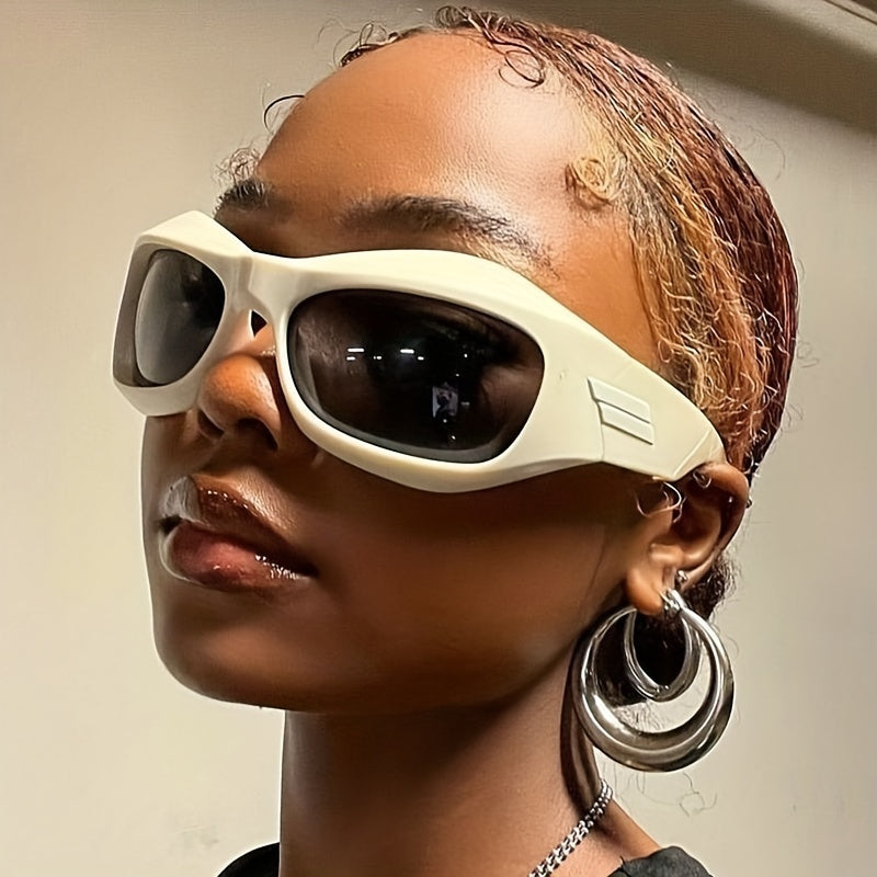 Y2K Wrap Around Sunglasses for Women Men UV400