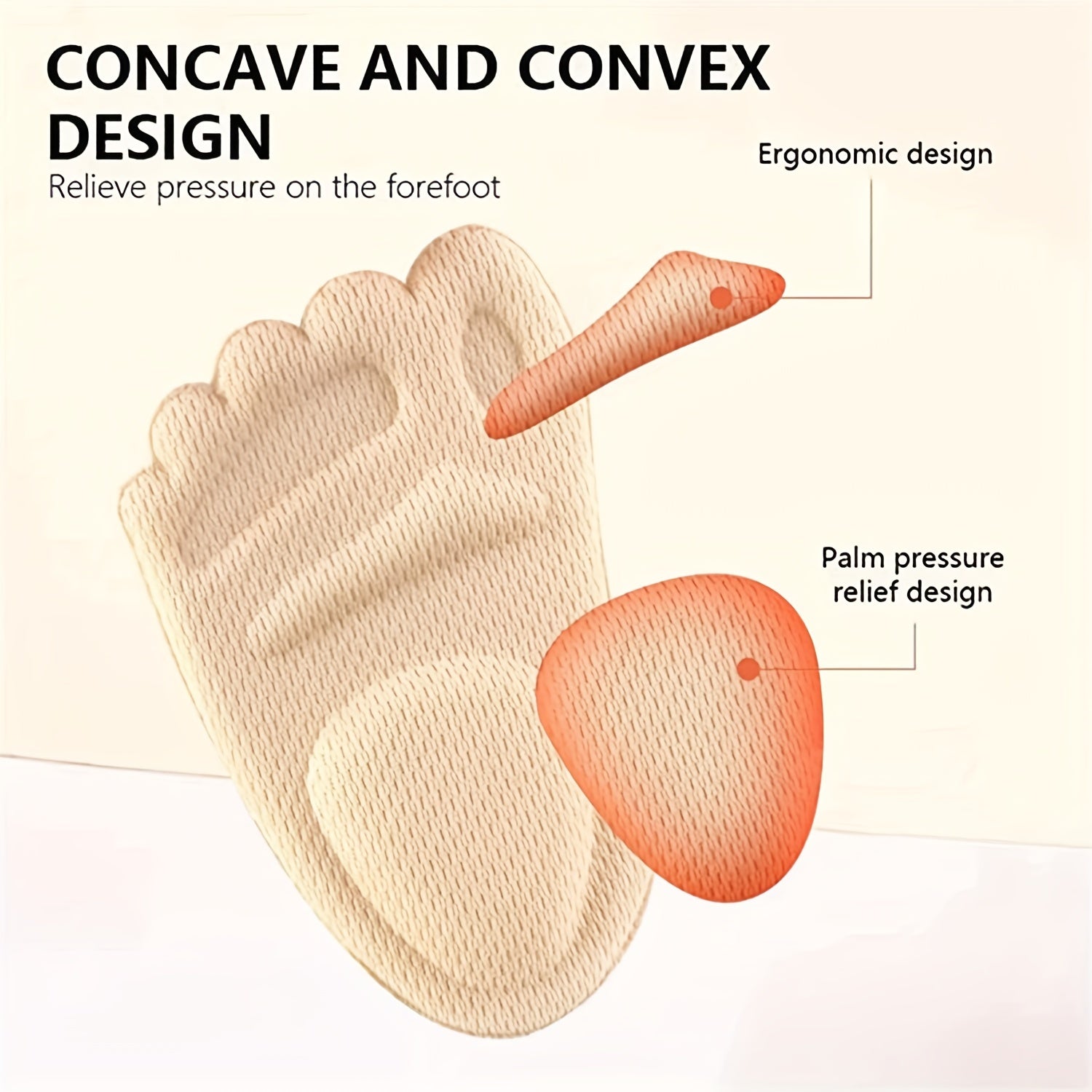 Metatarsal Pads Women High Heels Insoles 3 Pairs