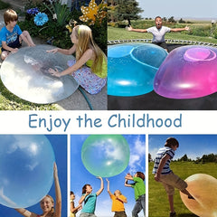 Giant Bubble Balls Water Bubble Ball Jelly Balls & 111pc Balloons Set