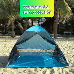 Portable Pop Up Beach Tent UPF 50 UV Protection Camping Gift