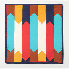 Square Silk Hair Wrapping Scarf Night Sleeping Bandanna
