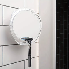 Fogless Shower Mirror with Razor Holder & Swivel Mirror