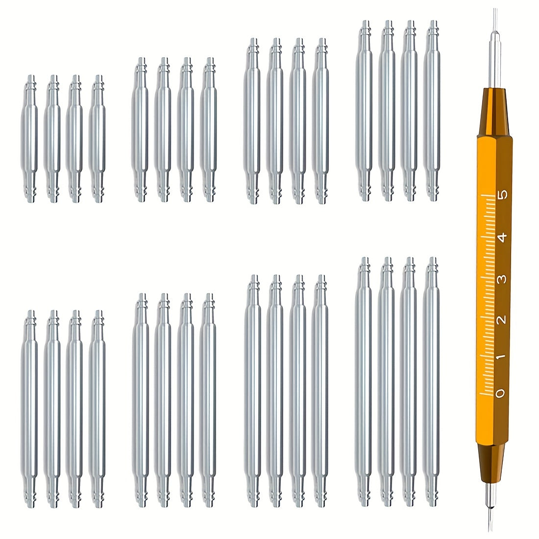 33pcs Watch Strap Replacement Tool Kit with Spring Bar Tool and 32pcs Pins