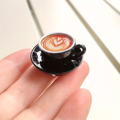 6pcs Double Coffee Cup Set, Plate & Spoon, Various Patterns